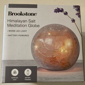Brookstone Himalayan Salt Meditation Globe